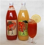 【お歳暮】飛騨産100％ジュース 1000ml×2本（とまと・りんご各1本）