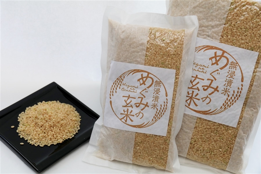 お中元】めぐみの玄米 1kg×2袋（2kg） 岐阜県産みのにしき