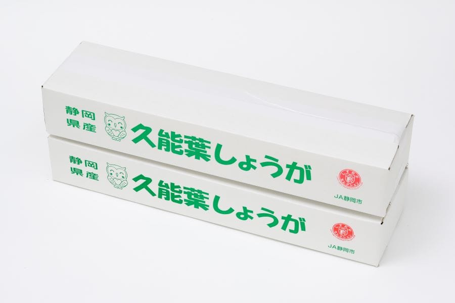 静岡県久能産「葉しょうが」JA静岡市　２ｋｇ（1kg×2箱）