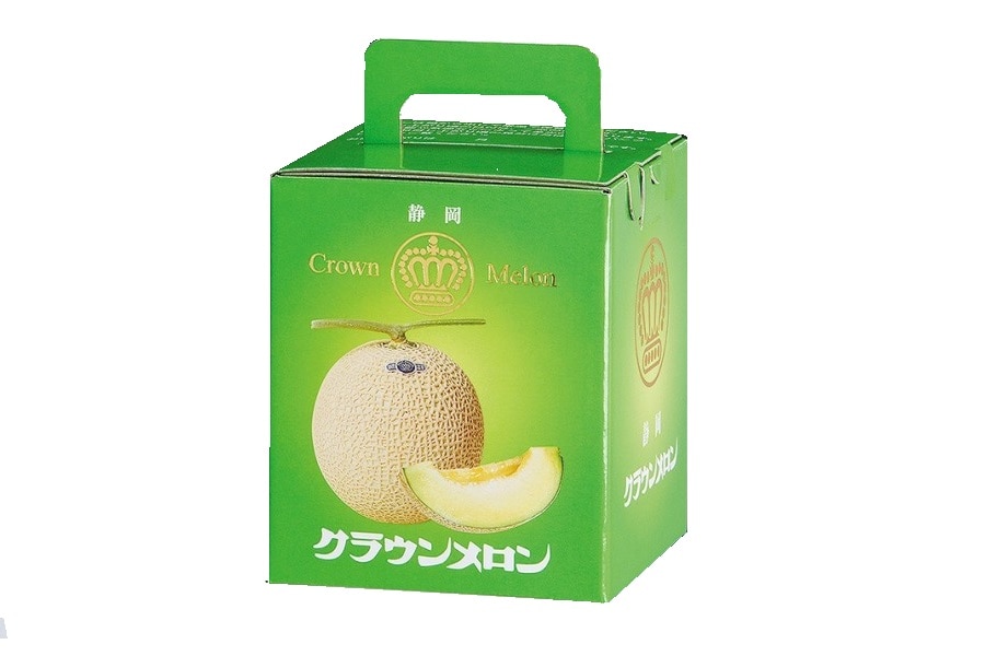 父の日キャンペーン】 静岡県産マスクメロン「クラウンメロン」1玉化粧