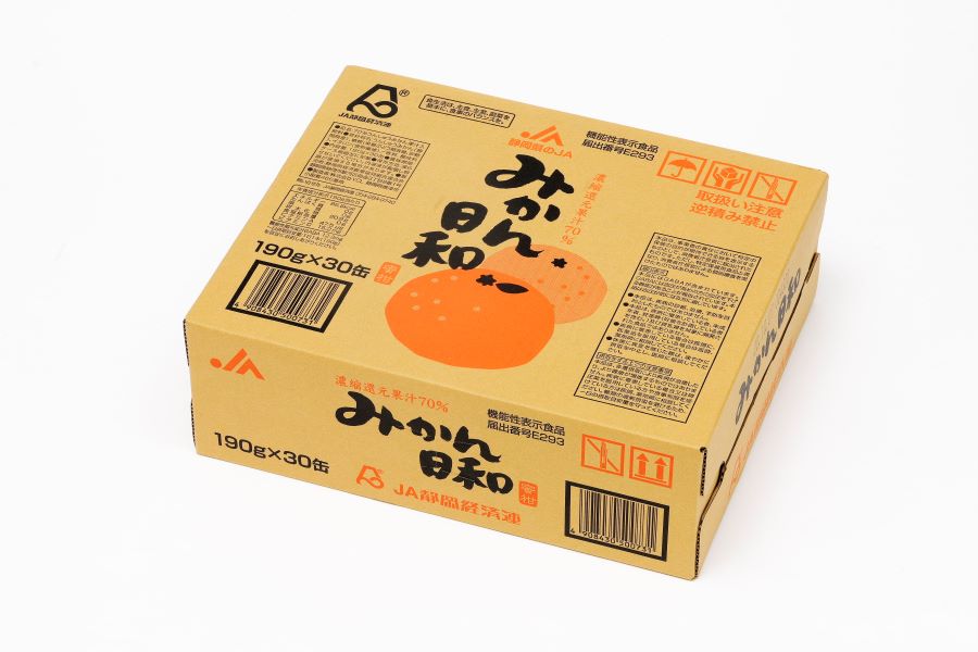 お中元】静岡みかん飲料「みかん日和」（果汁70％）1箱30缶入り