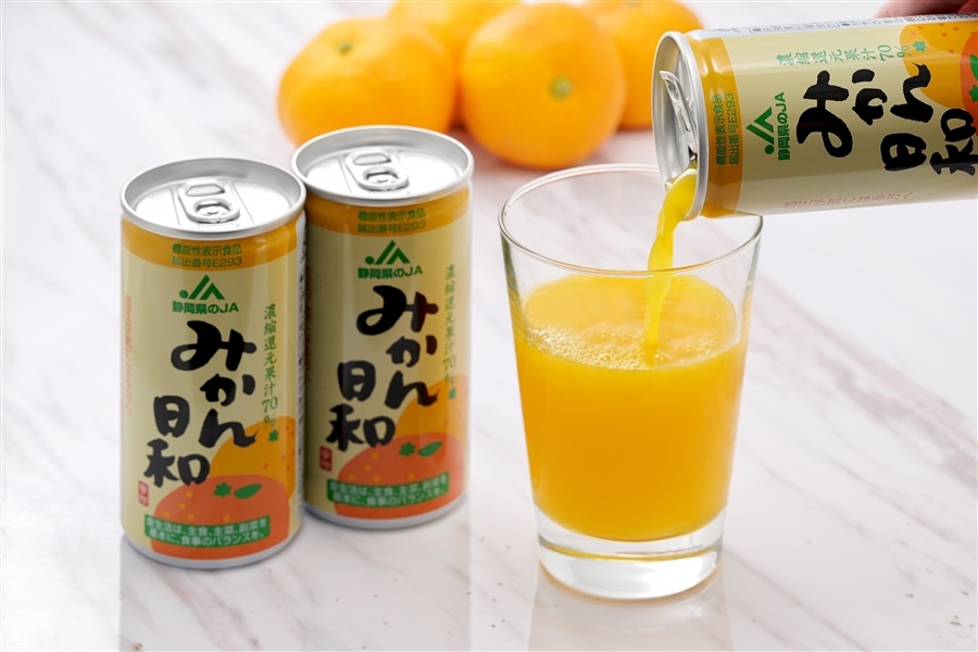 2箱】静岡みかん飲料「みかん日和」（果汁70％）1箱30缶×2箱