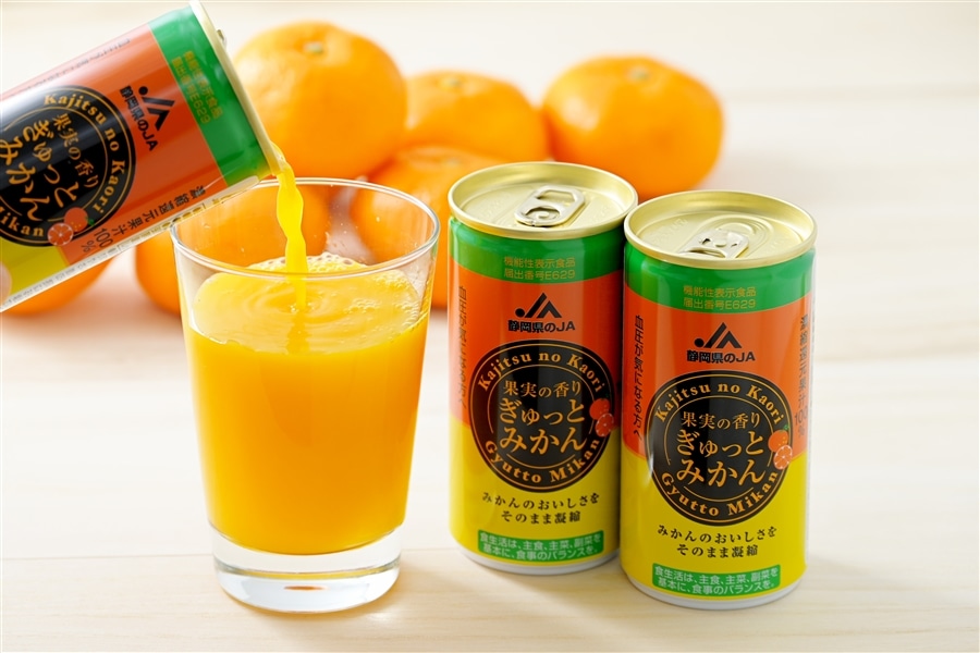【期間限定特売】みかんジュース1000ｍｌ×6本×2箱 濃縮還元してません お中元】静岡みかんジュース「果実の香り ぎゅっとみかん」（濃縮還元