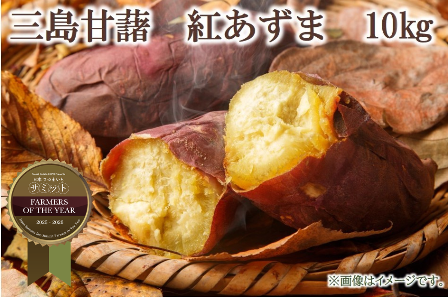 静岡県産さつまいも・紅あずま「三島甘藷（みしまかんしょ）」約10kg