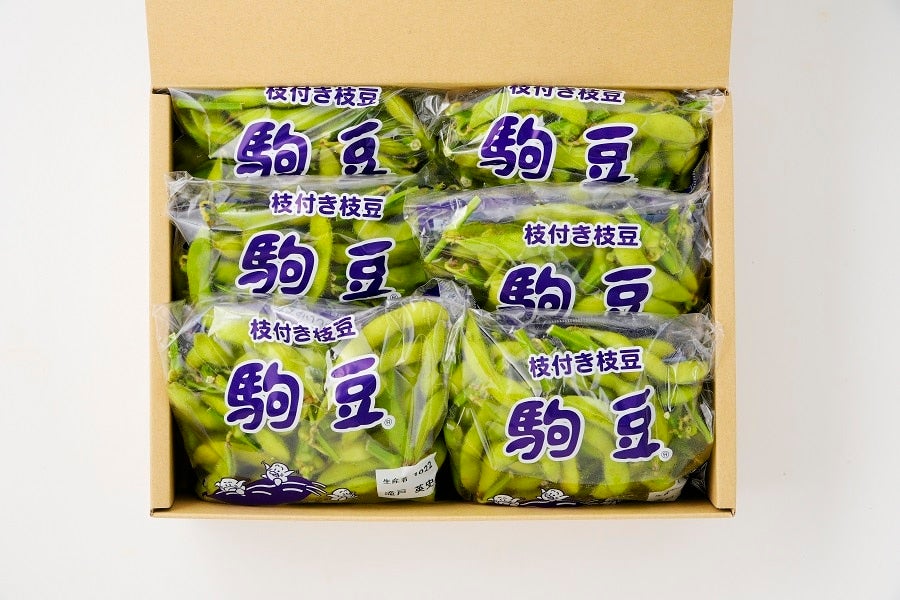 枝豆 駒豆 約200g×6パックセット: JAしみずアンテナショップ