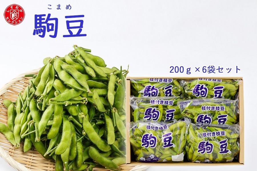 お中元】枝豆 駒豆 約180g×6パックセット: JAしみずアンテナショップ