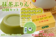 抹茶ぷりん60個/箱