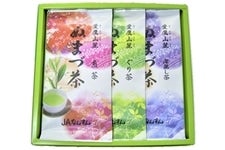 【夏ギフト】 愛鷹三種セット 煎茶・ぐり茶・深蒸し茶 （のし・包装対応不可）