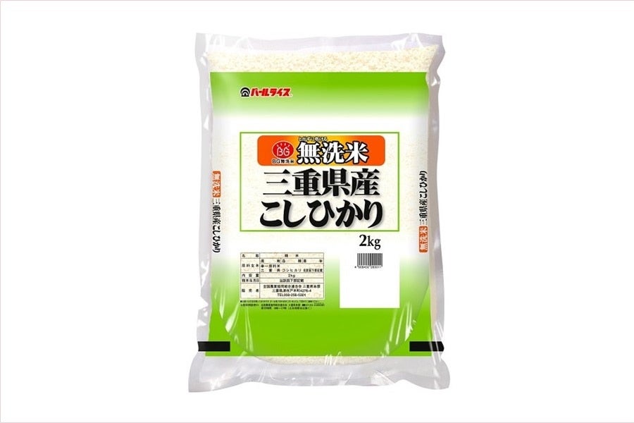 BG無洗米　2023年産:　新米】三重コシヒカリ　通販　お取り寄せ　10kg(2kg×5袋)　三重の味自慢|【ＪＡタウン】産地直送