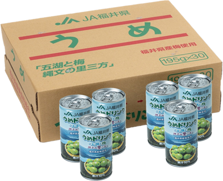 夏のJAタウン祭り】うめドリンク 30缶: 越前わかさ味浪漫|【JAタウン