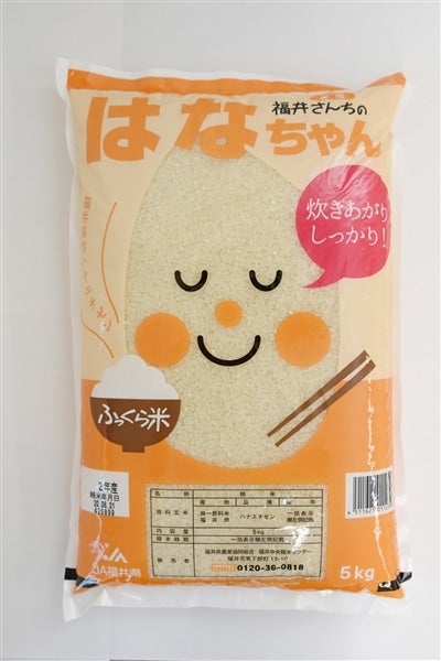 産地直送 通販 お取り寄せ 特急便 福井米ハナエチゼン はなちゃん 令和3年産５ｋｇ 越前わかさ味浪漫 ｊａタウン