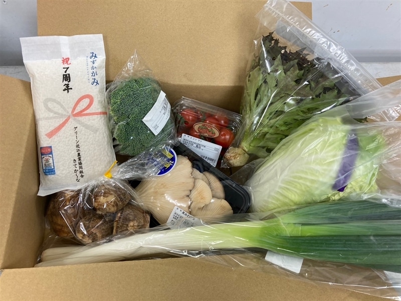 You Tube公開限定 野菜ソムリエが選ぶ 近江の野菜BOX(7品): 滋賀・近江