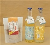 与謝娘(なし酒・ゆず酒)と京丹後せんべい(あまえび)セット