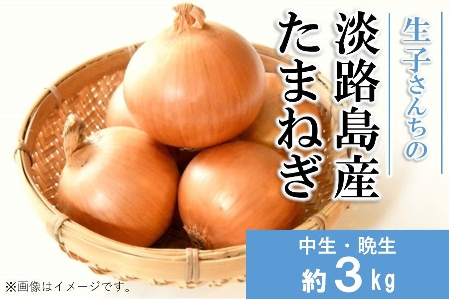 【数量限定】生子(せいご)さん家の淡路島産 たまねぎ (約3kg)
