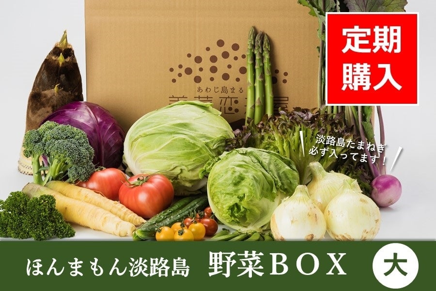 定期便】◇美菜恋来屋◇ほんまもん淡路島野菜BOX(大):　あつめて、兵庫。|【ＪＡタウン】産地直送　通販　お取り寄せ