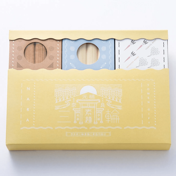 【大決算セール2026】3種の小箱 三輪そうめん 1.2kg入り