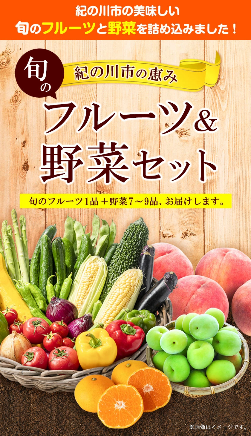 通販　野菜ボックス】めっけもん広場　旬の果物+野菜詰め合わせ10種セット【12月分】　めっけもん広場|【ＪＡタウン】産地直送　※写真はイメージです:　お取り寄せ