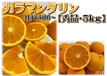 カラマンダリン秀品 約5kg（4月下旬頃～順次出荷予定） 【AQ選果場