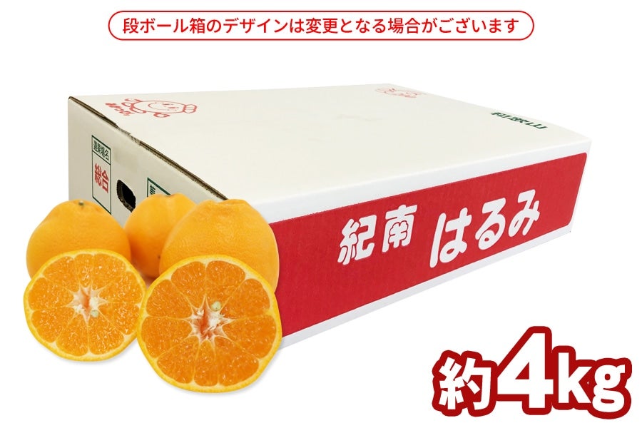 はるみ 約4kg(20〜24玉) (紀南)