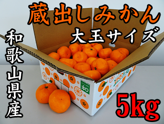 【戎農園】和歌山県下津の大玉蔵出しみかん 約5kg 【大玉サイズ】(ながみね)