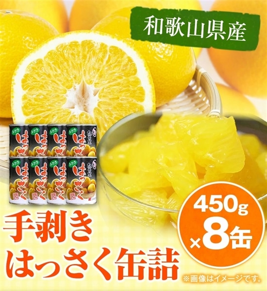 【バラ売り不可】 MSSP きっくん サンダーボルト 缶バ 実写 30個セット セール品】手剥き八朔缶詰（ミックス）450g×8本入【賞味期限間近の為