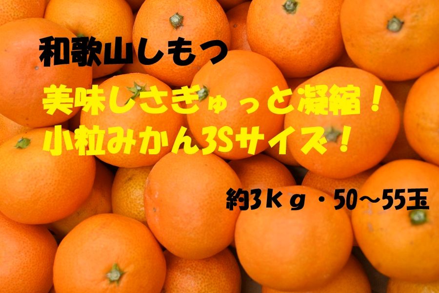 和歌山しもつ 美味しさぎゅっと凝縮!小粒みかん