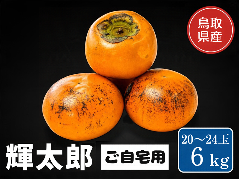 ご自宅用】 鳥取県産 輝太郎柿（6kg）: 全農とっとり JAタウン店