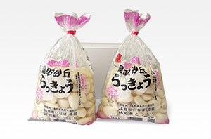 【小容量】ふくべ砂丘らっきょう（洗い）Mサイズ2ｋｇ（1ｋｇ×2袋入り）