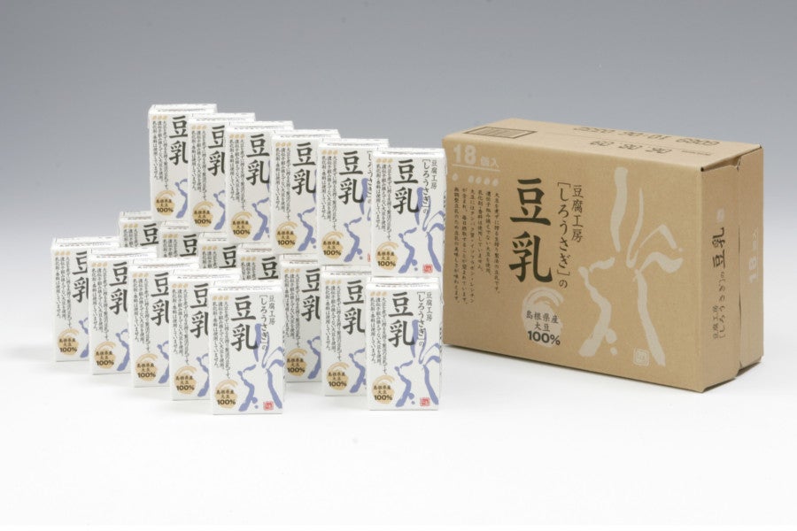 しろうさぎの豆乳 （成分無調整） 125ml×18本: しまね・うまいもんくらぶ|【ＪＡタウン】産地直送 通販 お取り寄せ