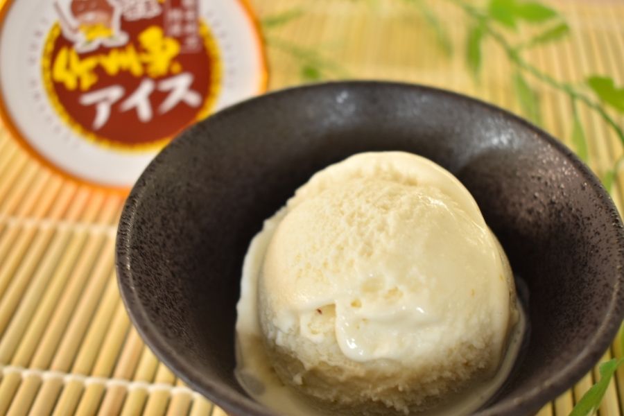 【お中元】作州栗アイス 12個入り(岡山県勝英地方特産作州栗使用)