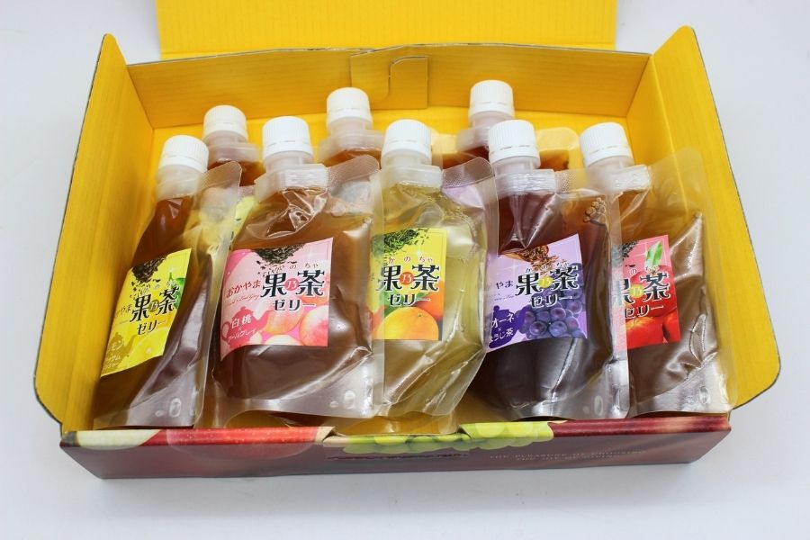 おかやま果乃茶8本セット（岡山県産使用 飲むゼリー）: おいしい