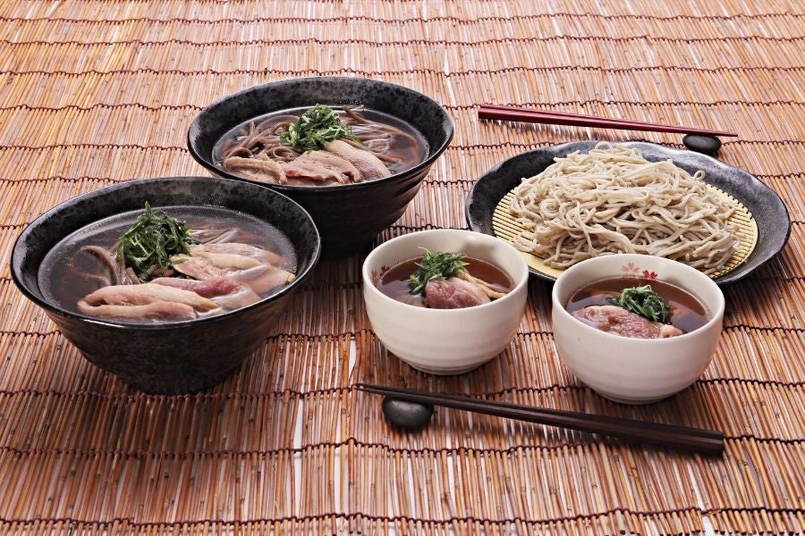 京鴨そばセット(4人前)岡山県美咲町産の合鴨使用