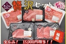 【福袋・贅沢1/7発送】おかやま和牛肉×ピーチポーク贅沢セット(年始発送@)