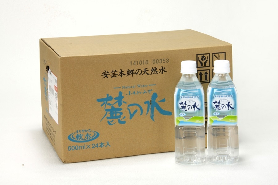 安芸本郷の天然水「麓の水」（500ml×24本）: 広島とれたて元気市