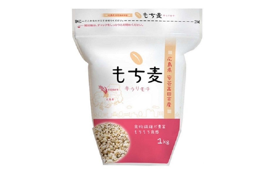 広島県安芸高田市産　もち麦キラリモチ（1�s×3袋）