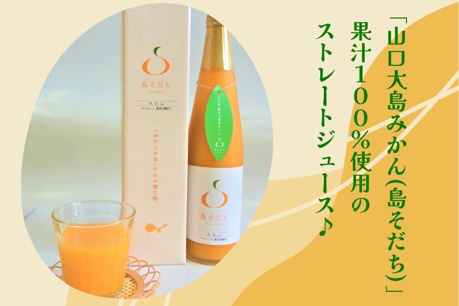 お中元 島そだち みかんジュース 500ml 2本: 正直やまぐち|【JA