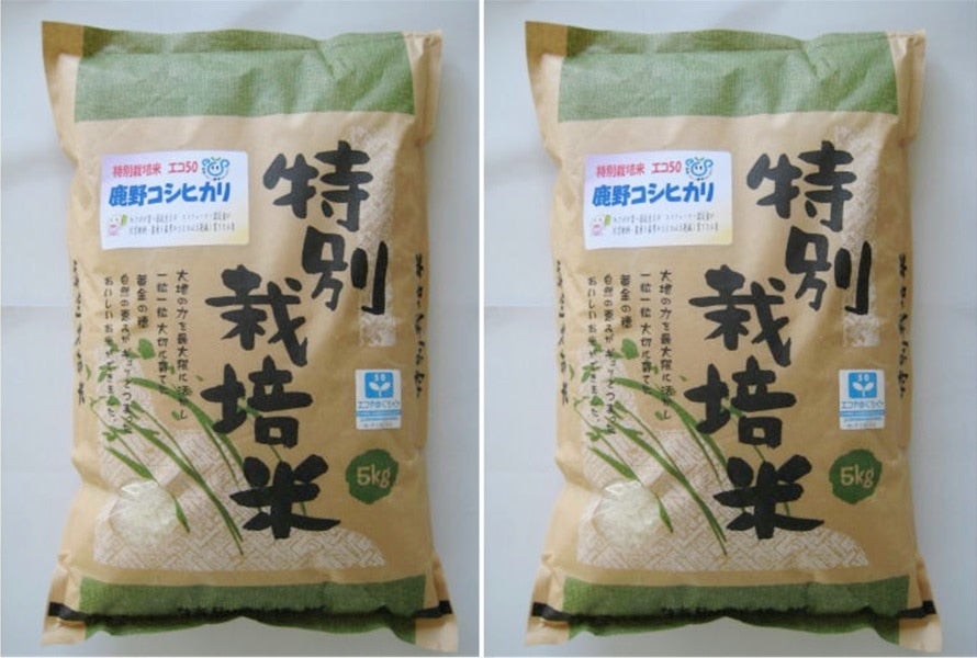 新米 特別栽培米 「鹿野 こしひかり エコ50」 令和5年産・10kg(5kg×2): 正直やまぐち|【ＪＡタウン】産地直送 通販 お取り寄せ