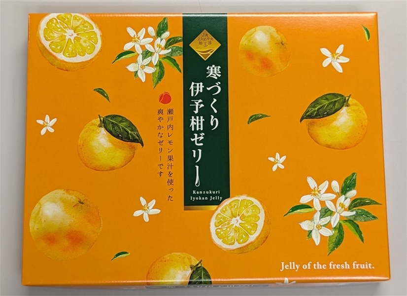 お中元】「寒づくり伊予柑ゼリーセット」（155g×12個入り