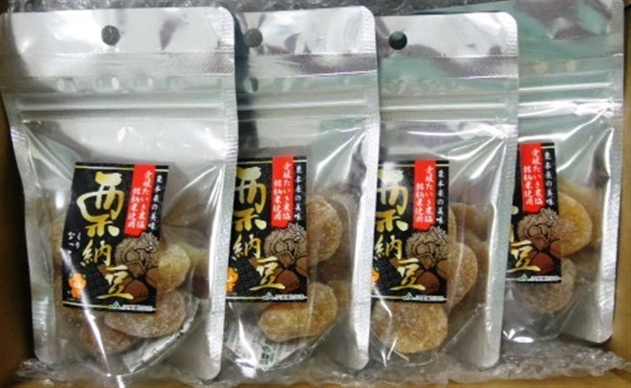 ＪＡ愛媛たいき　栗納豆セット（６０ｇ × ４ 袋）
