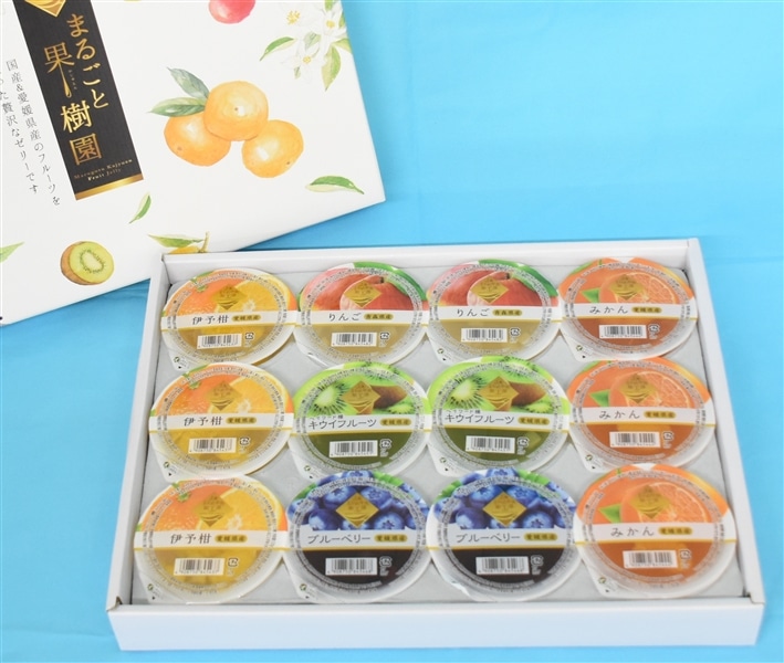お得な5箱】「まるごと果樹園ゼリーセット」（120g×5種計12個