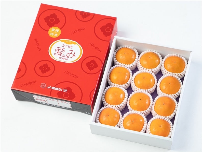 富有柿（赤秀2L12玉） ～愛媛県産・里山の秋の味覚～ JA愛媛た