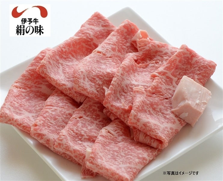 絹すき】伊予牛「絹の味」ロースすき焼き用約500ｇ（250ｇ×2パック）　ＪＡ全農えひめ直販ショップ|【ＪＡタウン】産地直送　愛媛・今治産黒毛和牛【4等級以上限定】　＊クール冷蔵便＊:　通販　お取り寄せ