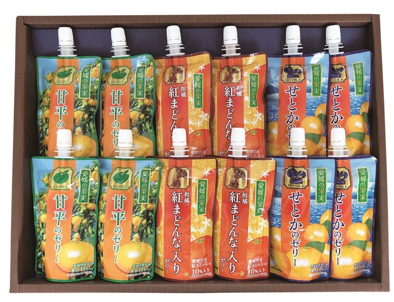 お中元】愛媛の果実「特選柑橘飲むゼリー詰め合わせ」☆紅まどんな・せ