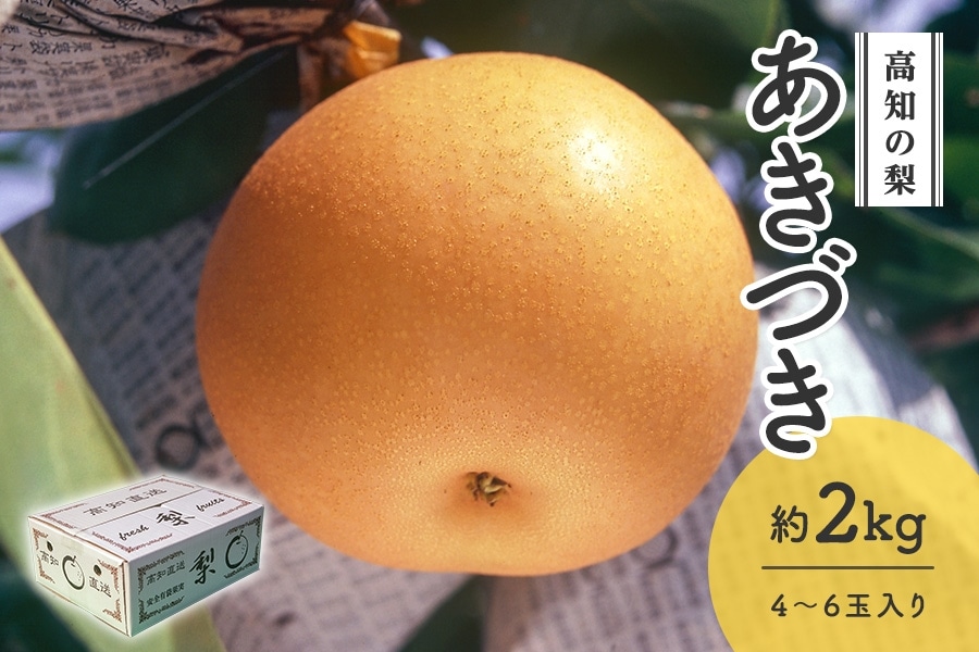 梨 あきづき 約2kg（4～6玉入り）: とさのさとアグリコレット|【JA