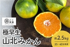 ふじ農園 極早生山北みかん 約2.5kg: とさのさとアグリコレット|【JA
