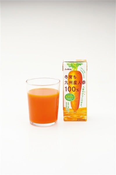 ふくれん 冬育ち九州産人参100%ジュース(200ml×48本)