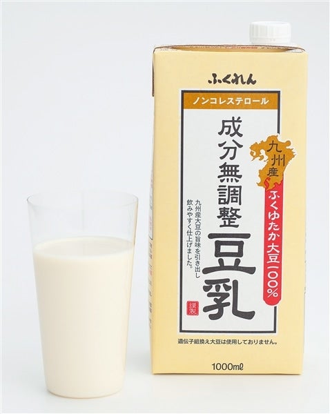 九州産ふくゆたか大豆100%　成分無調整豆乳(1000ml×６本)