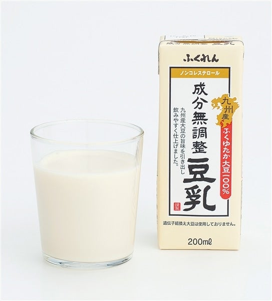 産地直送 通販 お取り寄せ九州産ふくゆたか大豆100% 成分無調整豆乳 (200ml×1本): 博多うまかショップ|ＪＡタウン