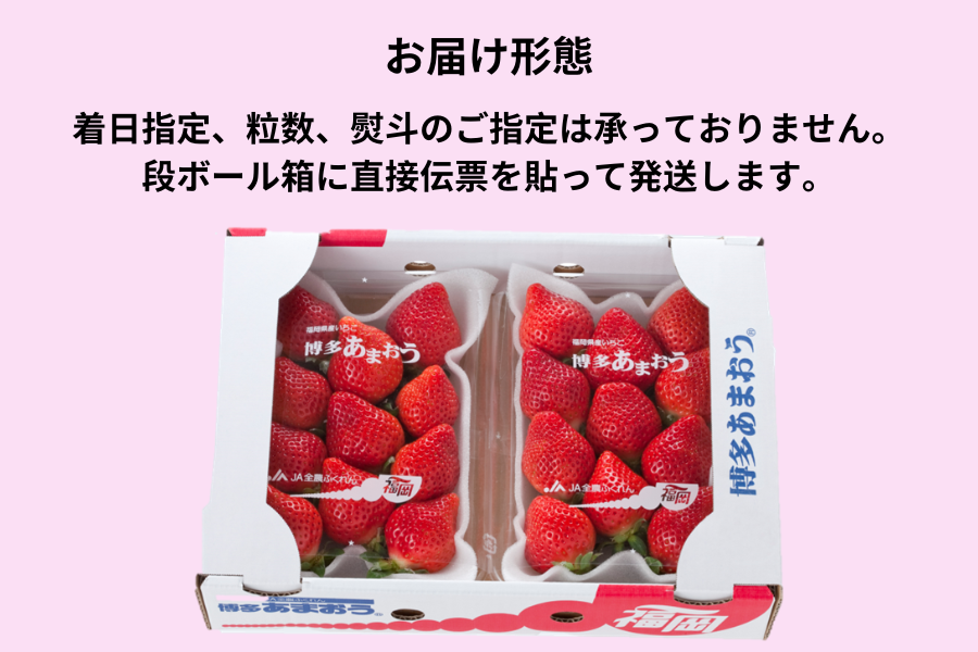 【ご家庭向け】◎JA筑前あさくら『博多あまおう』DX 約250g×2P