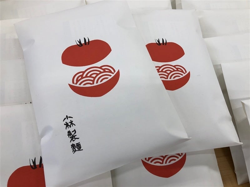 ○(復活) トマトラーメン10食 小林製麺(贈答にも2食入り×5袋)福岡県うきは市!